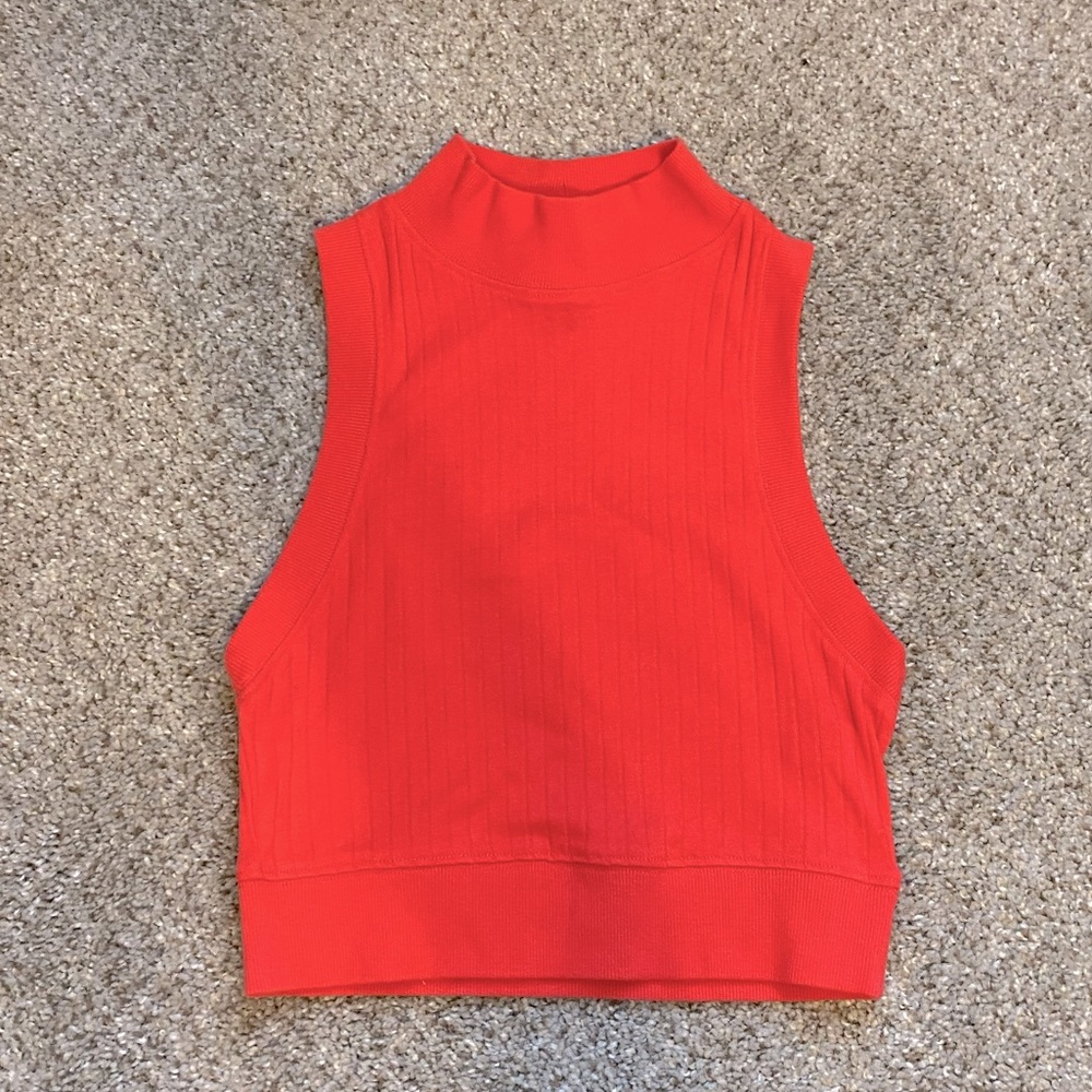 FOREVER 21 cropped turtle neck